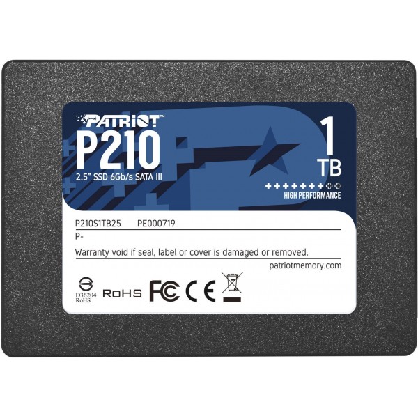 SSD SATA III PATRIOT P210 1TB SSD