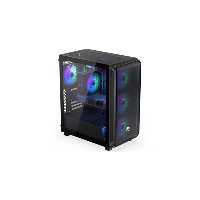 Case Endorfy ARX 500 ARGB Mini-Tower Vetro Temperato Nero