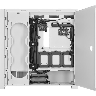 Case Corsair iCUE 5000X RGB QL Edition Midi-Tower Vetro Temperato Bianco