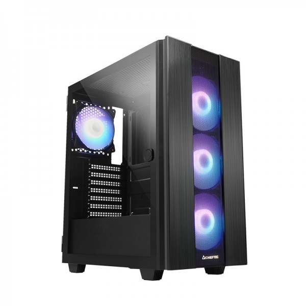 Case Chieftec Hunter 2 Midi-Tower LED RGB Nero