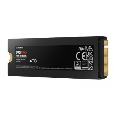 SSD Samsung NVMe serie 990 PRO PCIe 4.0 M.2 4 TB Heatsink