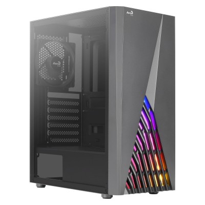 Case Aerocool Delta A-BK-v1 Midi-Tower RGB Nero