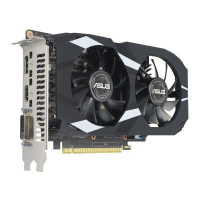 Scheda video Asus GeForce GTX 1650 4GB DUAL P-EVO D6 OC