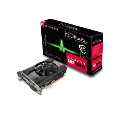 Scheda video SAPPHIRE PULSE RADEON RX 550 4G GDDR5 HDMI   DVI-D   DP OC