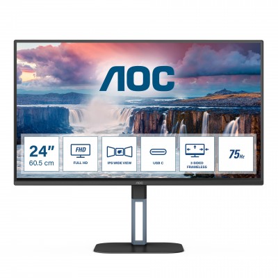 Monitor AOC 24V5CE 24'' Nero