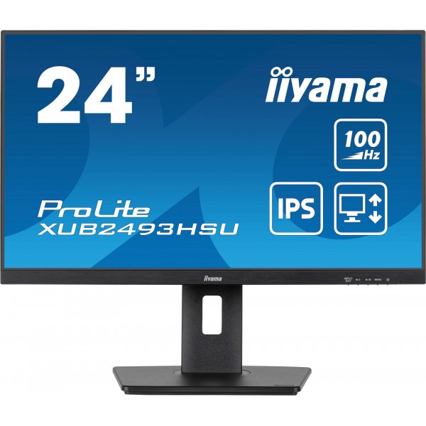 Monitor iiyama ProLite XUB2493HSU-B6 24'' FullHD AMD Free-Sync IPS LED Nero Opaco