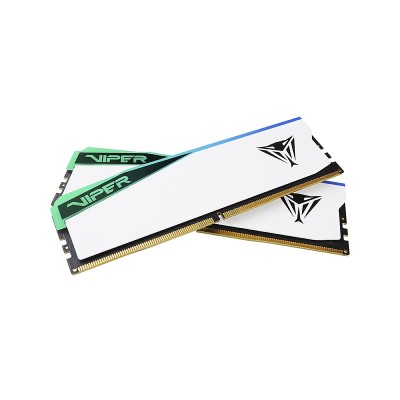 Ram PATRIOT ELITE DDR5 5600MHz 32GB (1x32) RGB XMP 3.0 EXPO CL38 BIANCO