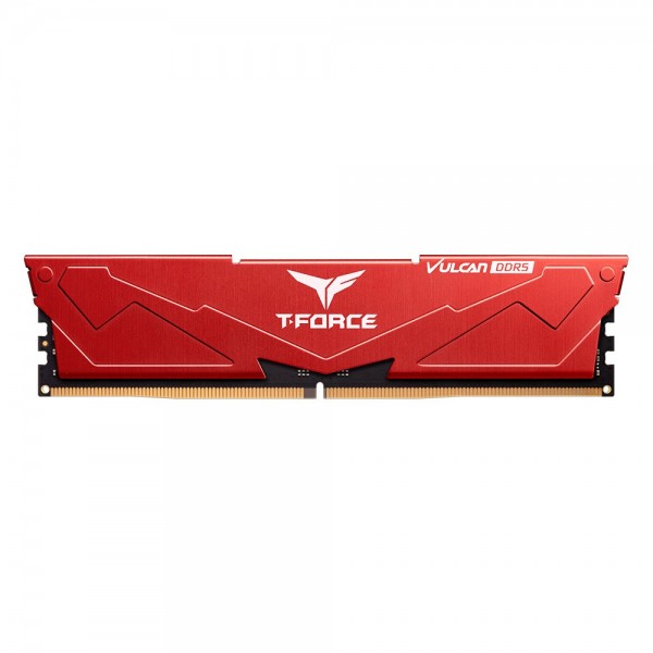 Ram TEAM GROUP T-FORCE VULCAN DDR5 5200MHz 16GB (1x16) XMP 3.0 CL40 ROSSO