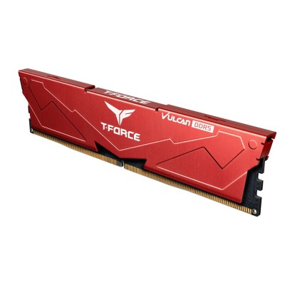 Ram TEAM GROUP T-FORCE VULCAN DDR5 5200MHz 16GB (1x16) XMP 3.0 CL40 ROSSO