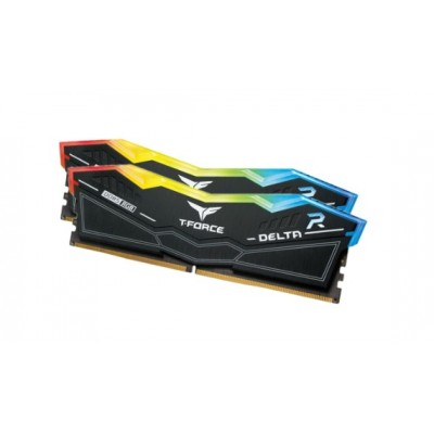 Ram TEAM GROUP T-FORCE DELTA TUF DDR5 6400MHz 32GB (2x16)RGB XMP 3.0 CL40 NERO