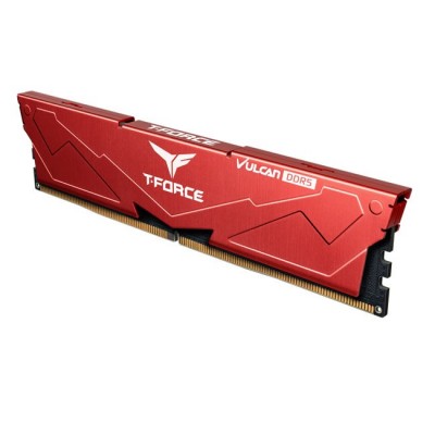 Ram TEAM GROUP T-FORCE VULCAN DDR5 5200MHz 32GB (2x16) XMP 3.0 CL40 ROSSO