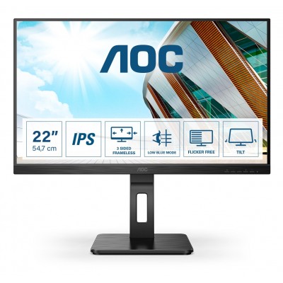 Monitor AOC 22P2Q 22'' FullHD IPS 75 Hz LED Nero