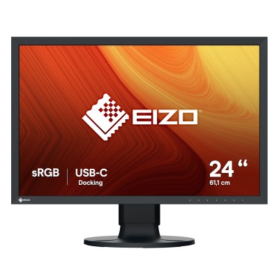 Monitor EIZO CS2400R 24'' WXGA IPS USB-C HDMI LED Nero