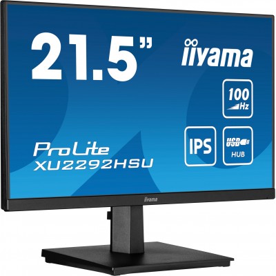 Monitor iiyama ProLite 22'' XU2292HSU-B6 Full HD IPS LED Nero Opaco