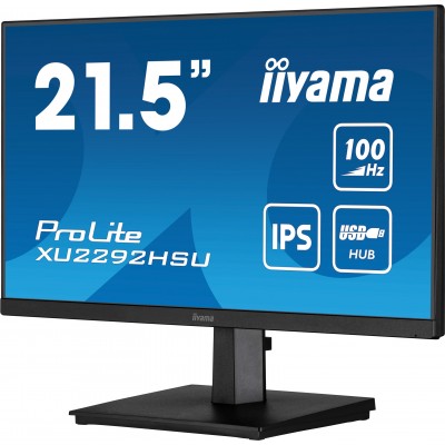 Monitor iiyama ProLite 22'' XU2292HSU-B6 Full HD IPS LED Nero Opaco