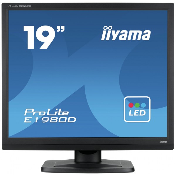 Monitor iiyama E1980D-B1 19'' SXGA TN 5 ms LED Nero