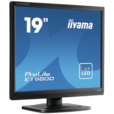 Monitor iiyama E1980D-B1 19'' SXGA TN 5 ms LED Nero