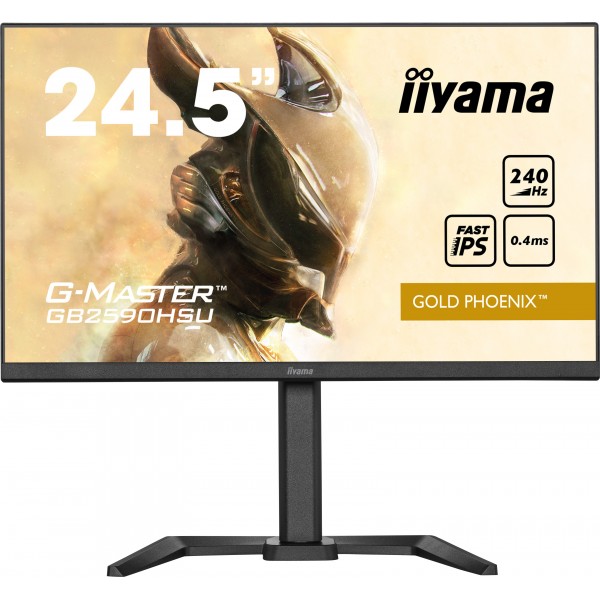 Monitor iiyama Gold Phoenix G-Master GB2590HSU-B5 24'' FullHD IPS AMD Free-Sync Premium Nero Opaco