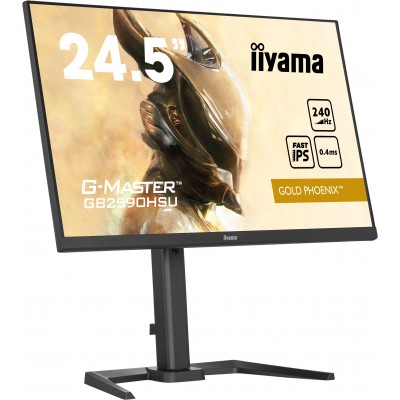 Monitor iiyama Gold Phoenix G-Master GB2590HSU-B5 24'' FullHD IPS AMD Free-Sync Premium Nero Opaco