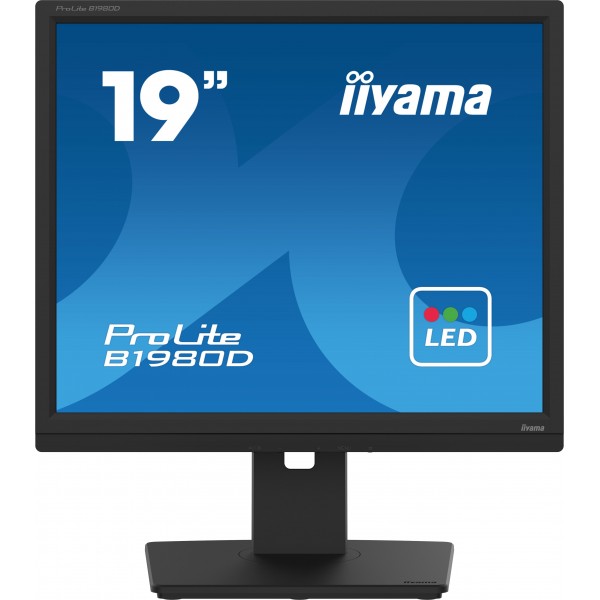 Monitor iiyama PROLITE B1980D-B5 19'' SXGA, TN, VGA, DVI LED Nero