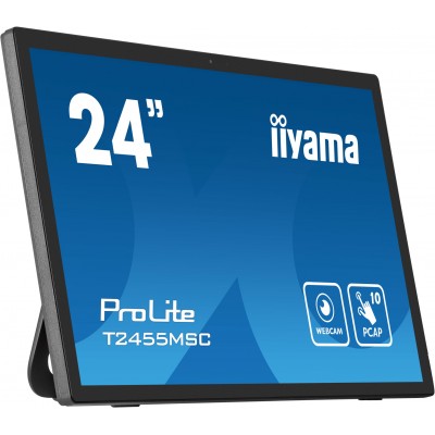 Monitor iiyama ProLite T2455MSC-B1 24'' FullHD IPS Touchscreen LED Nero