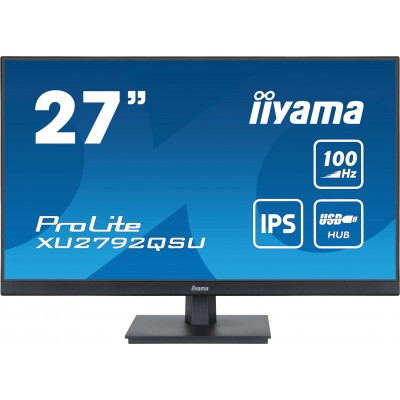 Monitor iiyama ProLite XU2792QSU-B6 27'' WQHD IPS AMD Free-Sync LED Nero Opaco