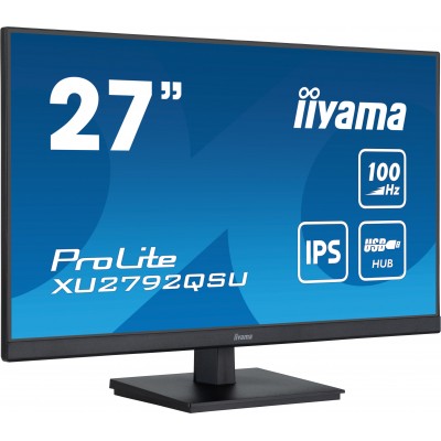 Monitor iiyama ProLite XU2792QSU-B6 27'' WQHD IPS AMD Free-Sync LED Nero Opaco