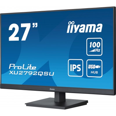 Monitor iiyama ProLite XU2792QSU-B6 27'' WQHD IPS AMD Free-Sync LED Nero Opaco