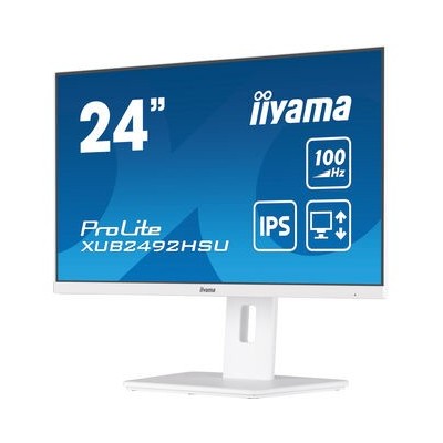 Monitor iiyama ProLite XUB2492HSU-W6 24'' FullHD AMD Free-Sync IPS LED Bianco Opaco