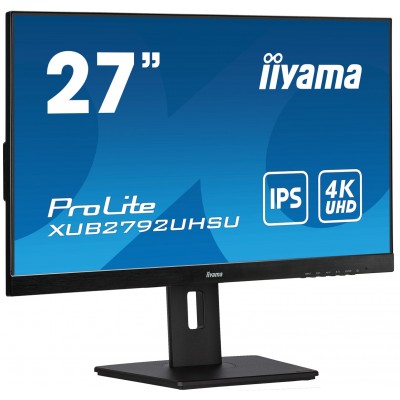 Monitor iiyama ProLite XUB2792UHSU-B5 27'' FullHD IPS 75 Hz HDMI LED Nero