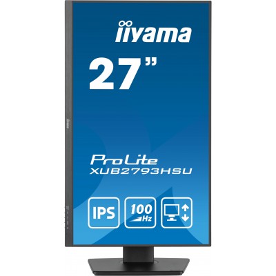 Monitor iiyama ProLiteXUB2793HSU-B6 27'' FullHD AMD Free-Sync IPS LED Nero Opaco