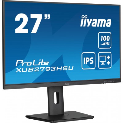 Monitor iiyama ProLiteXUB2793HSU-B6 27'' FullHD AMD Free-Sync IPS LED Nero Opaco