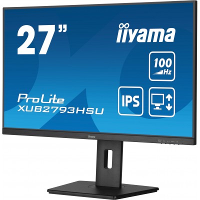 Monitor iiyama ProLiteXUB2793HSU-B6 27'' FullHD AMD Free-Sync IPS LED Nero Opaco