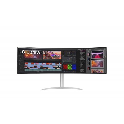 Monitor LG 49WQ95X-W 49'' DQHD,IPS Free + G-Sync LED Silver