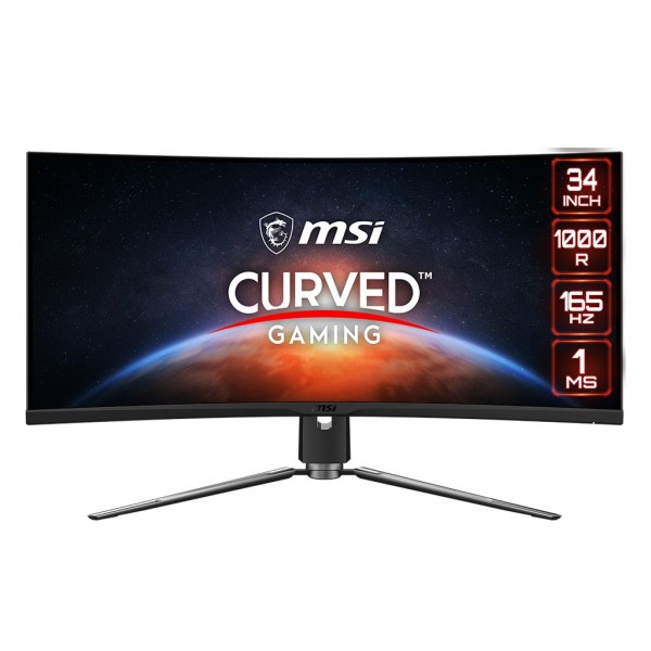 Monitor MSI ARTYMIS 343CQRDE 34'' WQHD AMD Free-Sync HDR Nero