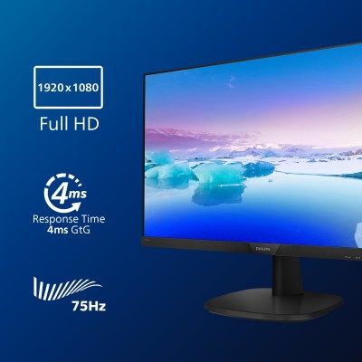 Monitor Philips 273V7QJAB 00 27'' FullHD IPS HDMI DisplayPort LED Nero