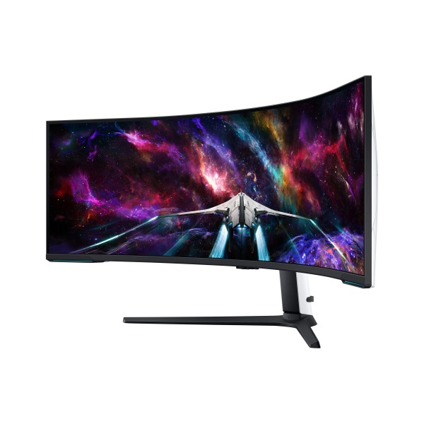 Monitor SAMSUNG Odyssey Neo G95NC S57CG954NU 57'' UWUHD VA AMD Free-Sync G-Sync Bianco/Nero