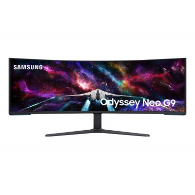 Monitor SAMSUNG Odyssey Neo G95NC S57CG954NU 57'' UWUHD VA AMD Free-Sync G-Sync Bianco Nero