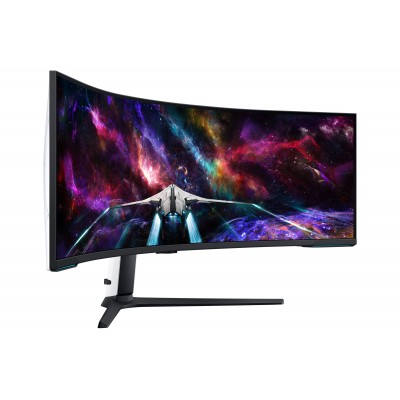 Monitor SAMSUNG Odyssey Neo G95NC S57CG954NU 57'' UWUHD VA AMD Free-Sync G-Sync Bianco Nero