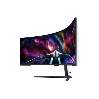 Monitor SAMSUNG Odyssey Neo G95NC S57CG954NU 57'' UWUHD VA AMD Free-Sync G-Sync Bianco Nero