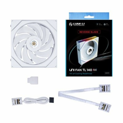 Ventola LIAN LI Uni FAN TL Lama Inversa Bianca 140mm A-RGB