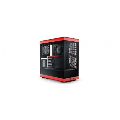 Case Hyte Y40 Midi Tower Vetro Temperato Rosso Nero