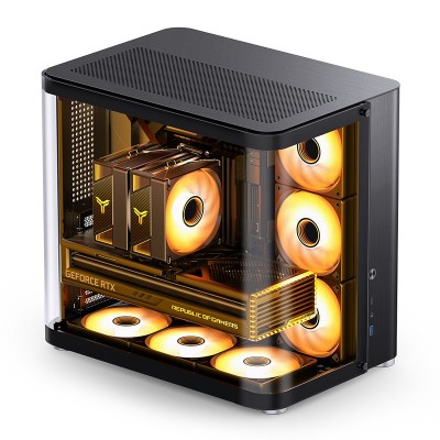 Case Jonsbo TK-2 2.0 Midi-Tower Vetro Temperato Nero