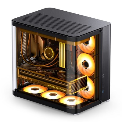 Case Jonsbo TK-2 2.0 Midi-Tower Vetro Temperato Nero