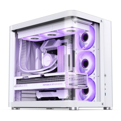 Case Jonsbo TK-2 2.0 Midi-Tower Vetro Temperato Bianco