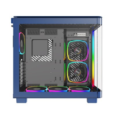 Case Montech KING 95 PRO Midi-Tower Vetro Temperato ARGB Blu