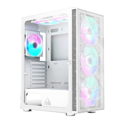 Case Montech X3 Mesh Midi-Tower RGB Vetro Temperato Bianco