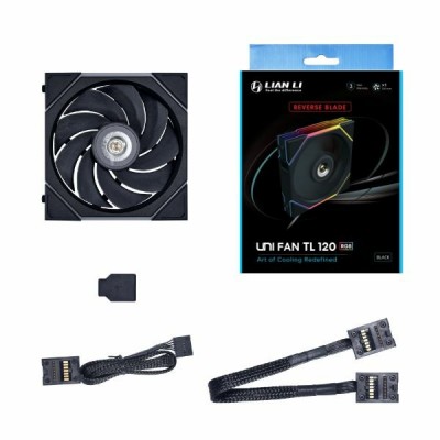 Ventola LIAN LI Uni FAN TL Nera Lama Inversa 120mm A-RGB