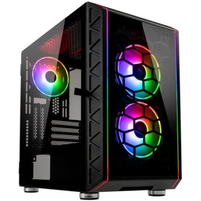 Case Kolink Citadel Glass SE ARGB Micro-ATX Nero