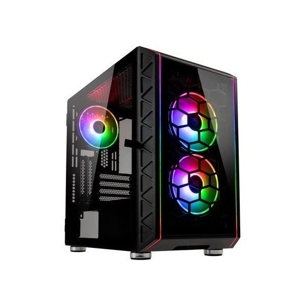 Case Kolink Citadel Glass SE ARGB Micro-ATX Nero